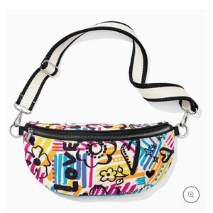 Graffiti Live Crossbody Belt Bag NWT
